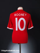 2010-11 England Away Shirt Rooney #10 L Football Shirt