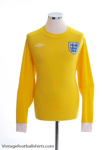 2010-11 England Goalkeeper Shirt L Football Shirt