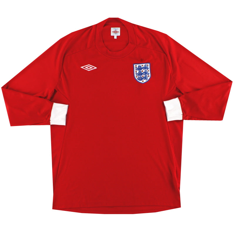 2010-11 England Umbro Away Shirt L/S XL Football Shirt