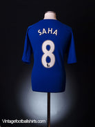 2010-11 Everton Home Shirt Saha #8 XL Football Shirt