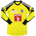 2010-11 FC Luzern adidas Player Issue 'Formotion' Goalkeeper Shirt M Football Shirt