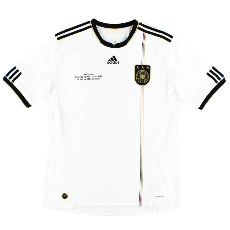 2010-11 Germany adidas Home Shirt 'Deutschland - Italien' XL Football Shirt