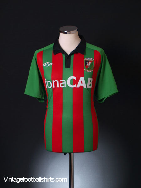 2010-11 Glentoran FC Home Shirt M Football Shirt