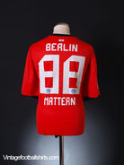 2010-11 Hertha Berlin Away Shirt Mattern #88 XXXL Football Shirt
