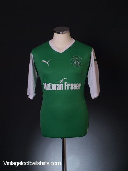 2010-11 Hibernian Home Shirt M Football Shirt
