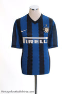 2010-11 Inter Milan Basic Home Shirt XL Football Shirt