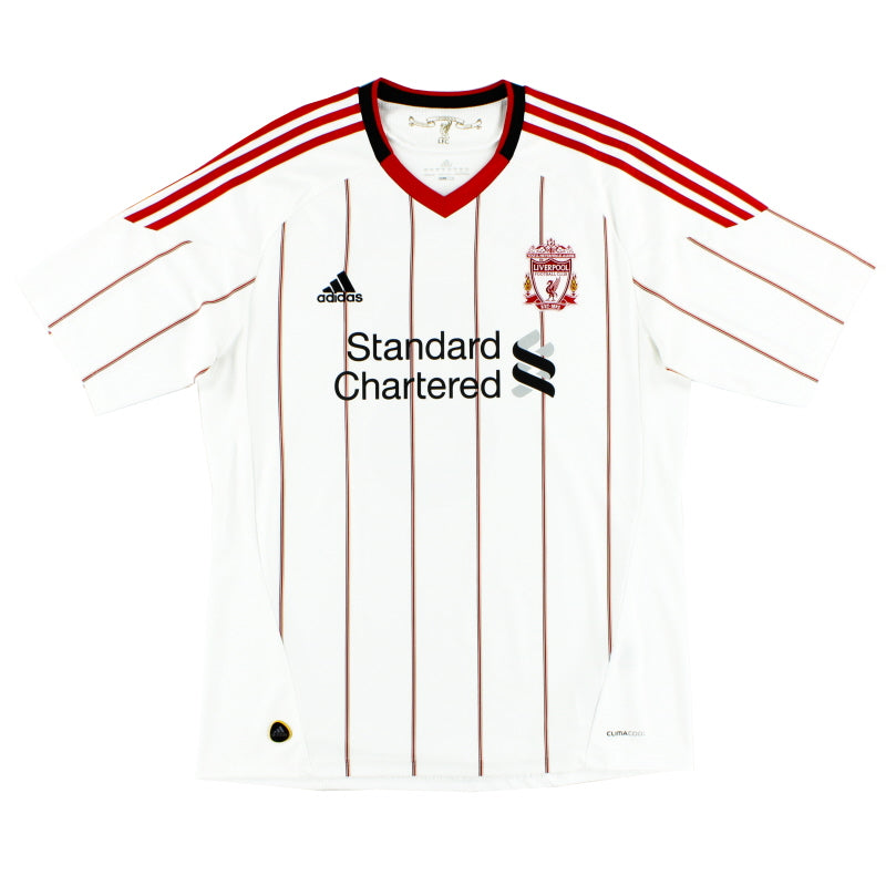 2010-11 Liverpool adidas Away Shirt XL Football Shirt