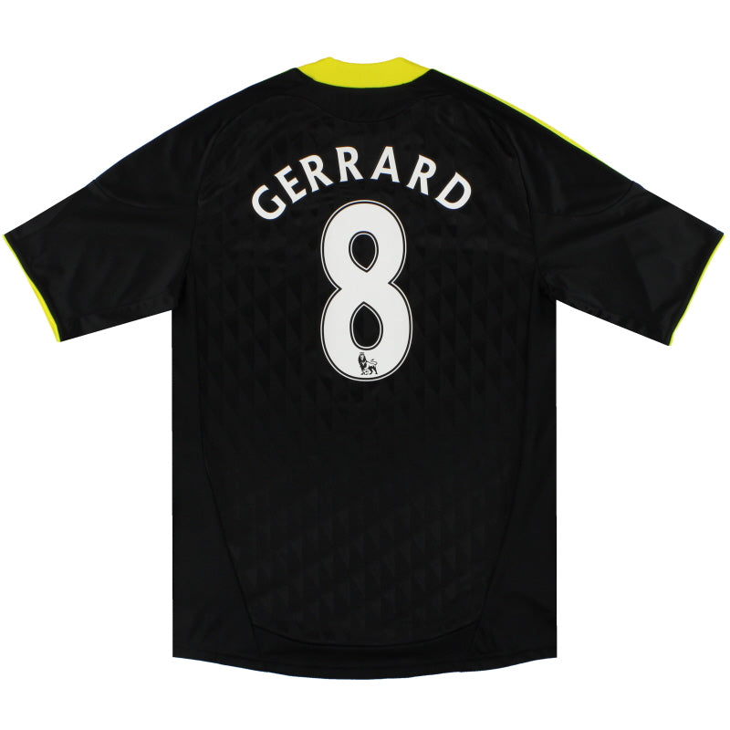 2010-11 Liverpool adidas Third Shirt Gerrard #8 M Football Shirt