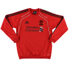 2010-11 Liverpool adidas Training Sweatshirt *Mint* M Sweatshirt