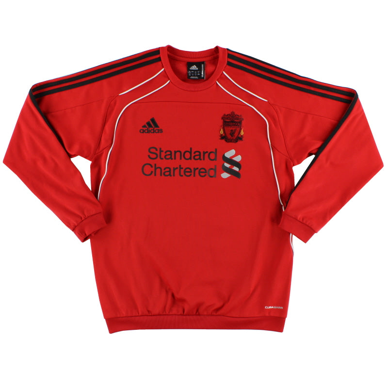 2010-11 Liverpool adidas Training Sweatshirt *Mint* M Sweatshirt