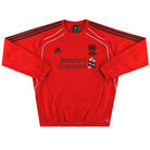 2010-11 Liverpool adidas Training Sweatshirt L Sweatshirt