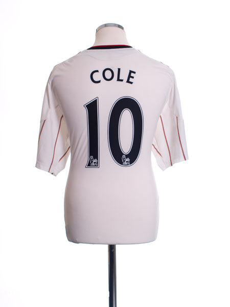 2010-11 Liverpool Away Shirt Cole #10 *Mint* L Football Shirt