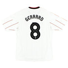 2010-11 Liverpool Away Shirt Gerrard #8 *Mint* L Football Shirt
