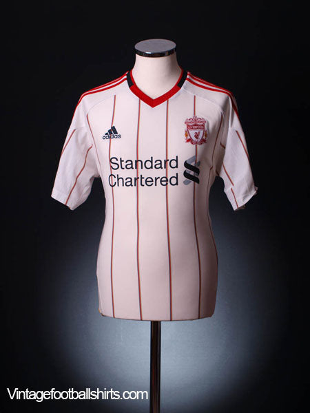 2010-11 Liverpool Away Shirt S Football Shirt