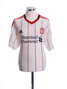 2010-11 Liverpool Away Shirt L Football Shirt