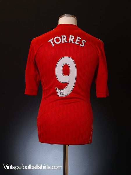 2010-11 Liverpool Home Shirt Torres #9 M Football Shirt