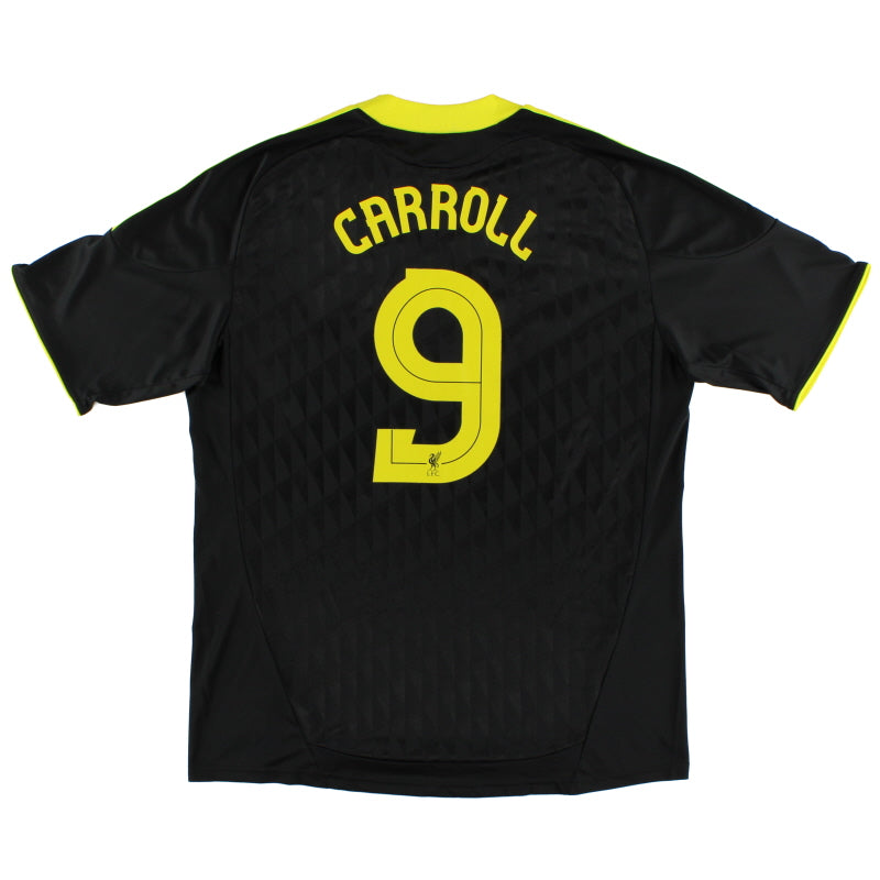 2010-11 Liverpool Third Shirt Carroll #9 XL Football Shirt