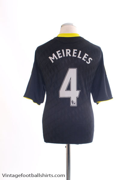 2010-11 Liverpool Third Shirt Meireles #4 L Football Shirt