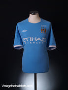 2010-11 Manchester City 'FA Cup' Home Shirt XL Football Shirt