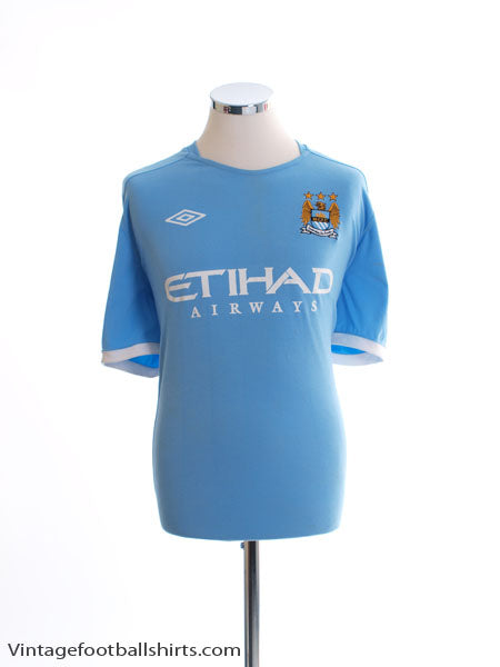 2010-11 Manchester City Home Shirt XL Football Shirt