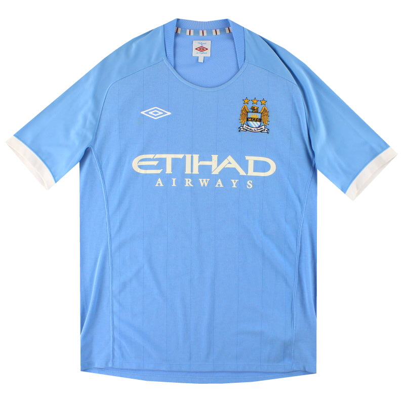 2010-11 Manchester City Umbro Home Shirt M | Vintage Football Shirts