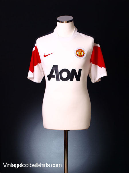 2010-11 Manchester United Away Shirt L Football Shirt
