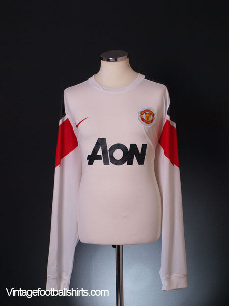 2010-12 Manchester United Away Shirt L/S 3XL Football Shirt