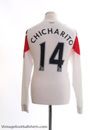 2010-12 Manchester United Nike Away Shirt Chicharito #14 L/S M Football Shirt