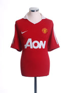 2010-11 Manchester United Home Shirt L Football Shirt