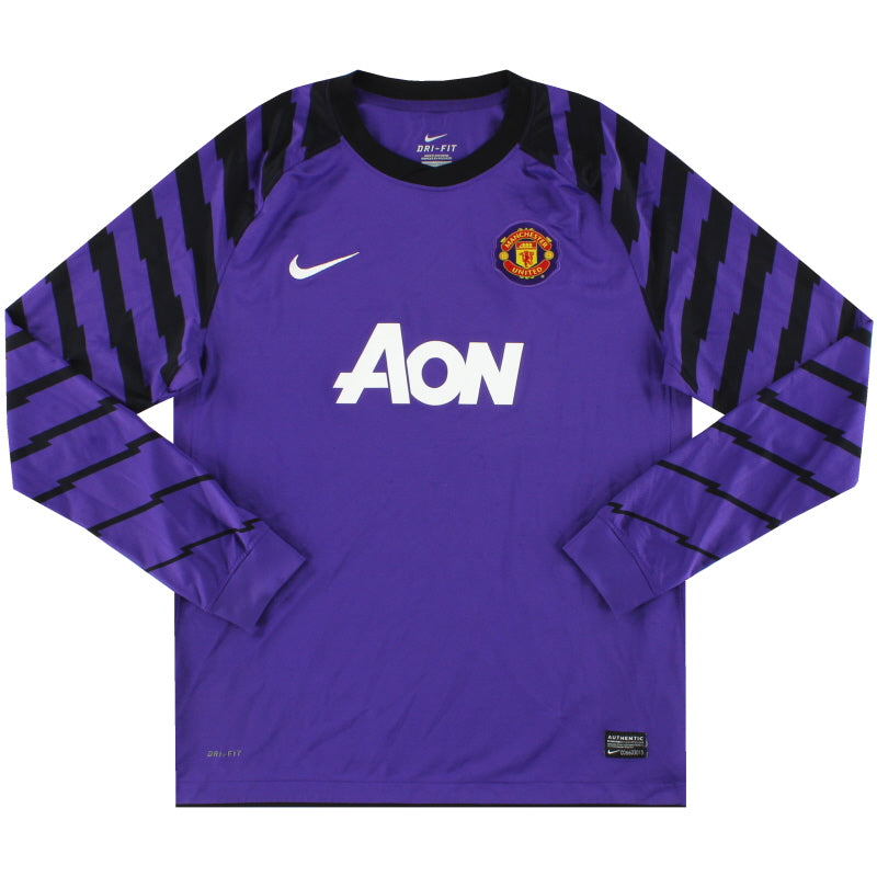 2010-11 Manchester United Nike Goalkeeper Shirt S.Boys  Football Shirt