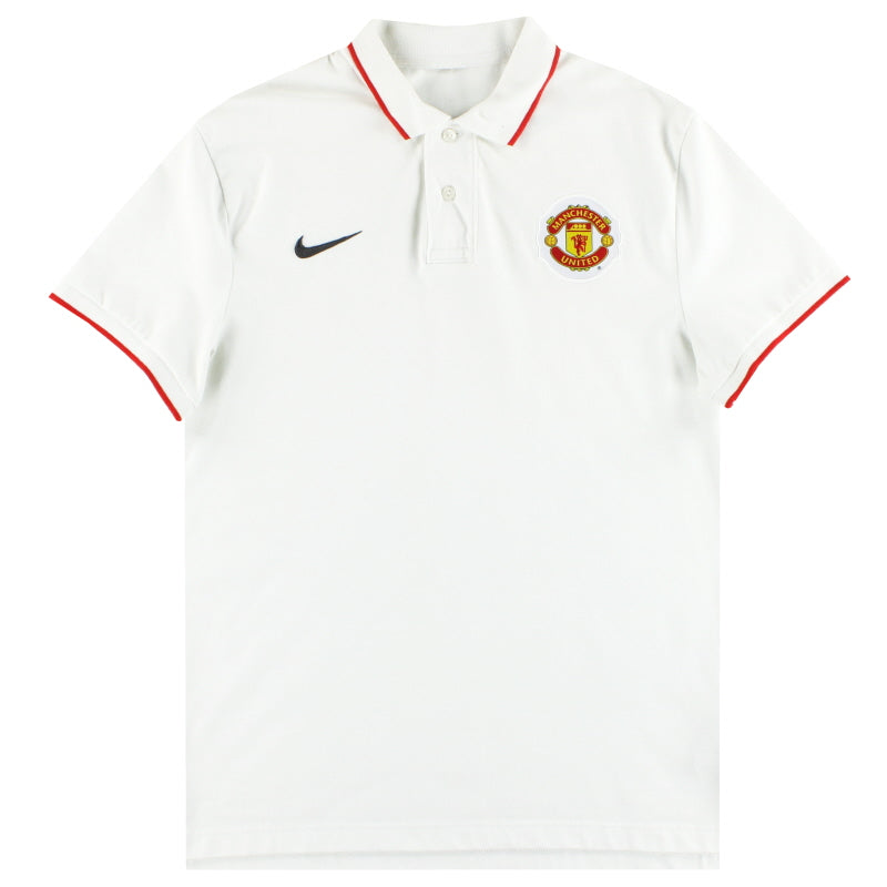 2010-11 Manchester United Nike Polo Shirt L Polo Shirt