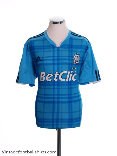 2010-11 Olympique Marseille Away Shirt L Football Shirt