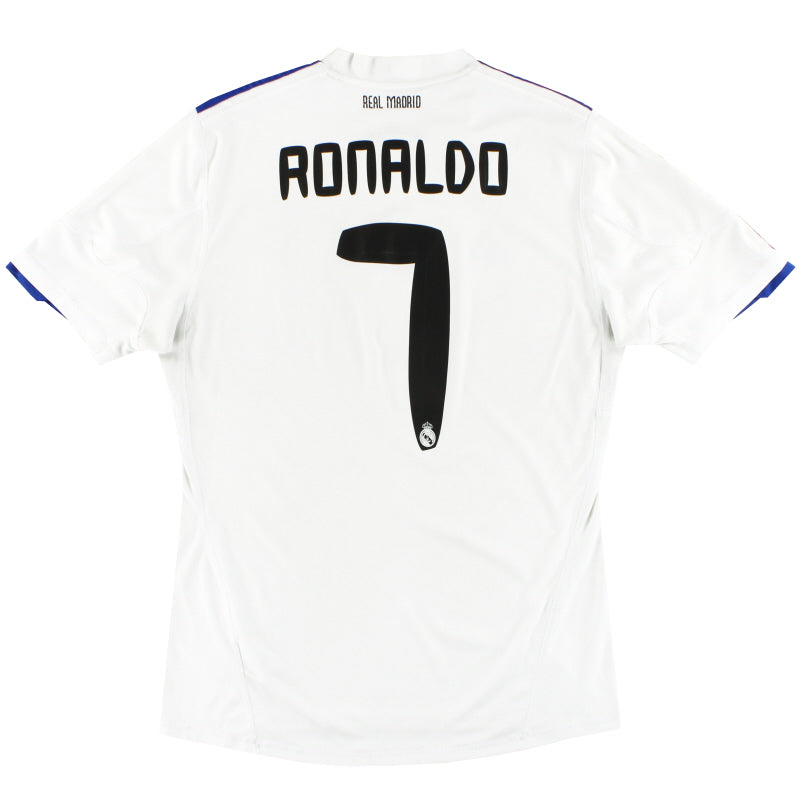 2010-11 Real Madrid adidas Home Shirt Ronaldo #7 M P96163 | Vintage ...