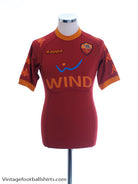2010-11 Roma Home Shirt M Football Shirt