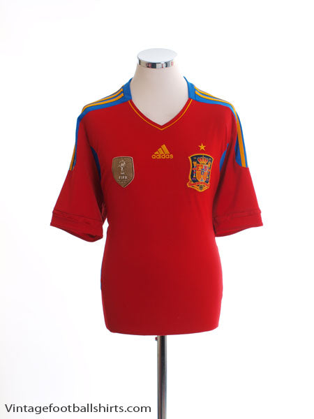 2010-11 Spain Home Shirt XL V14921 Vintage Football Shirts