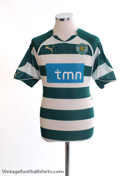 2010-11 Sporting Lisbon Home Shirt M Football Shirt