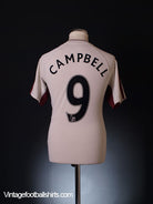 2010-11 Sunderland Away Shirt Campbell #9 M Football Shirt