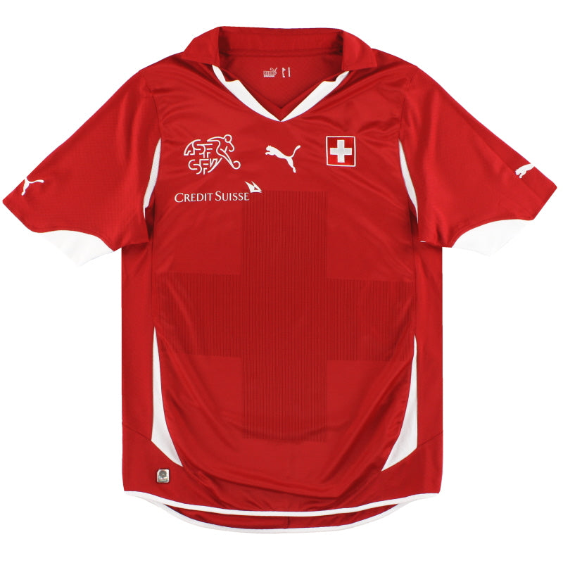 2010-11 Switzerland Puma Home Shirt L Football Shirt