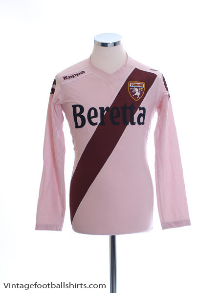 2010-11 Torino Away Shirt L/S #4 S Football Shirt