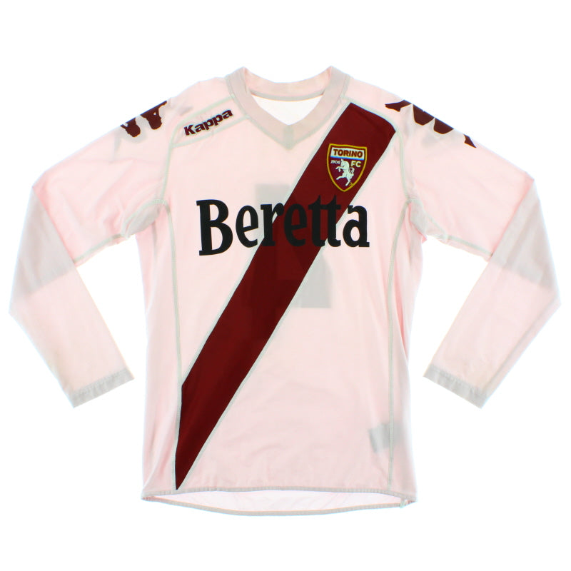 2010-11 Torino Away Shirt L/S #4 S Football Shirt