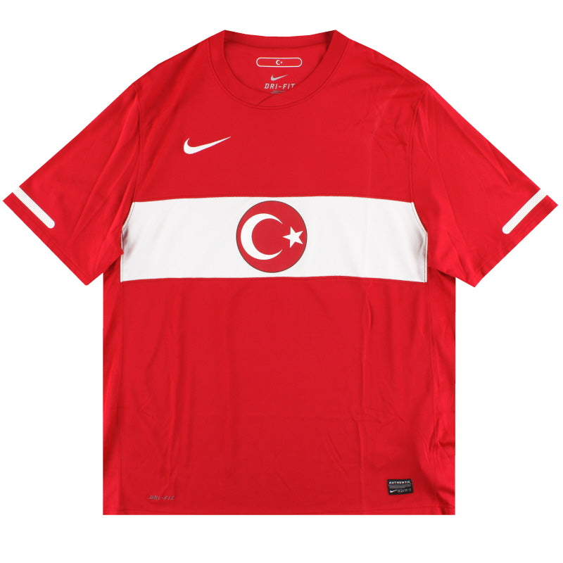 2010-11 Turkey Nike Home Shirt L Football Shirt