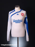 2010-11 Vauxhall Motors FC Home Shirt L/S L Football Shirt