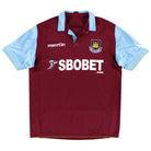 2010-11 West Ham Home Shirt L Football Shirt