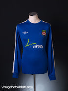 2010-11 Wrexham Away Shirt L/S L Football Shirt