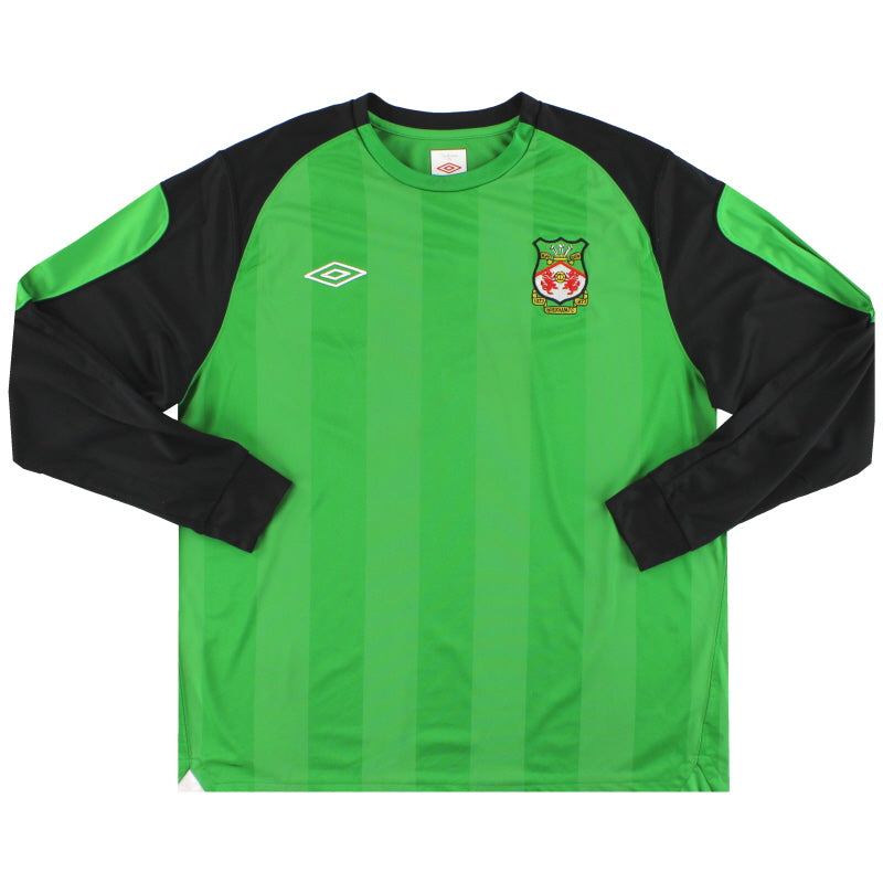 2010-11 Wrexham Umbro Goalkeeper Shirt XL Football Shirt