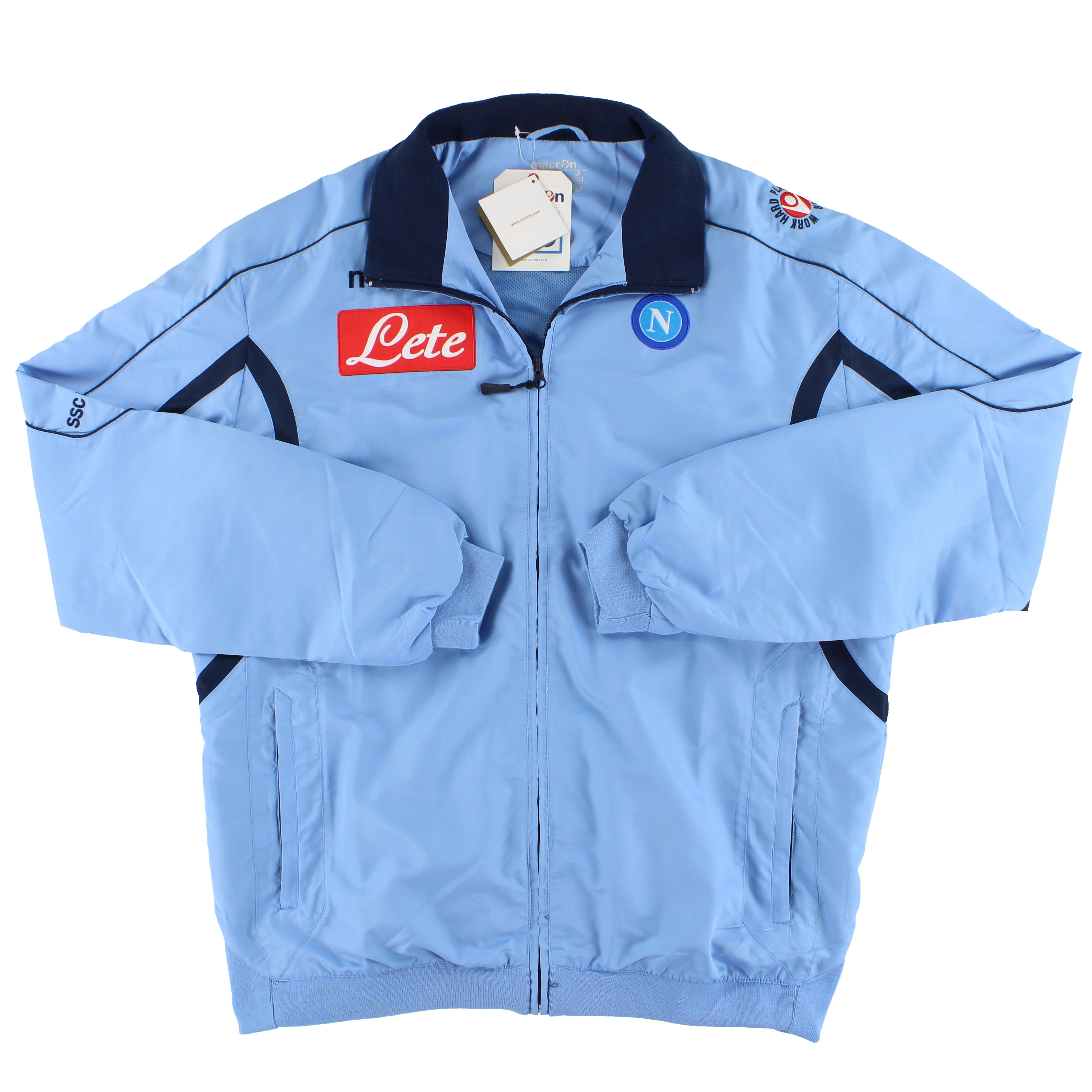 2010-11 Napoli Macron Track Jacket *w/tags* XXXL 58038725