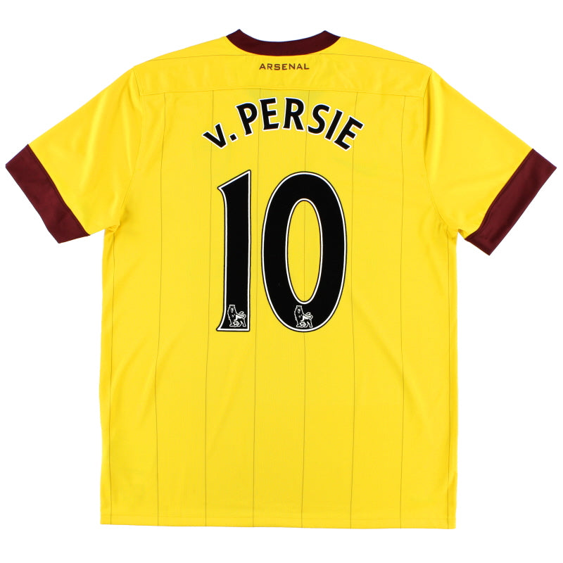 2010-12 Arsenal Away Shirt v.Persie #10 *As New* L Football Shirt