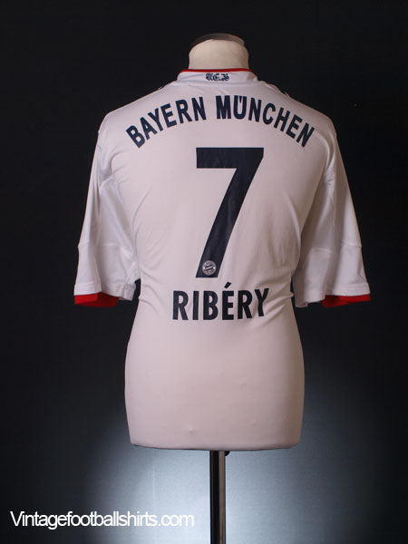 2010-12 Bayern Munich Away Shirt Ribery #7 XL Football Shirt