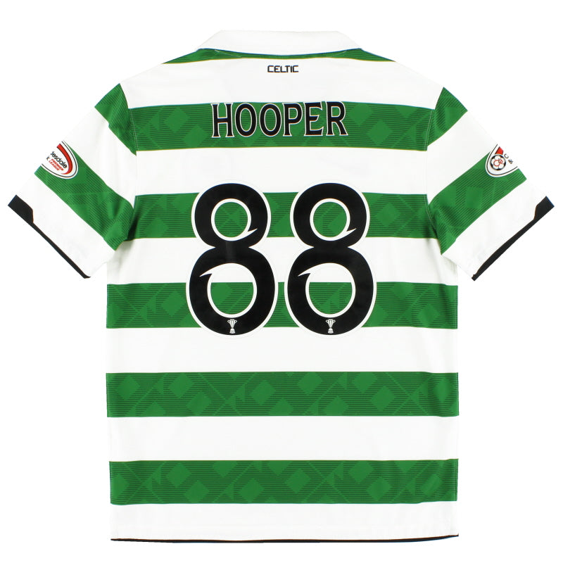 2010-12 Celtic Home Shirt Hooper #88 M Football Shirt