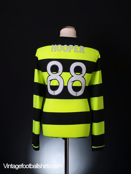 2010-12 Celtic Home Shirt Hooper #88 L/S *As New* L Football Shirt